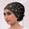 Breathable Embroidery Beading Turban Caps for Women