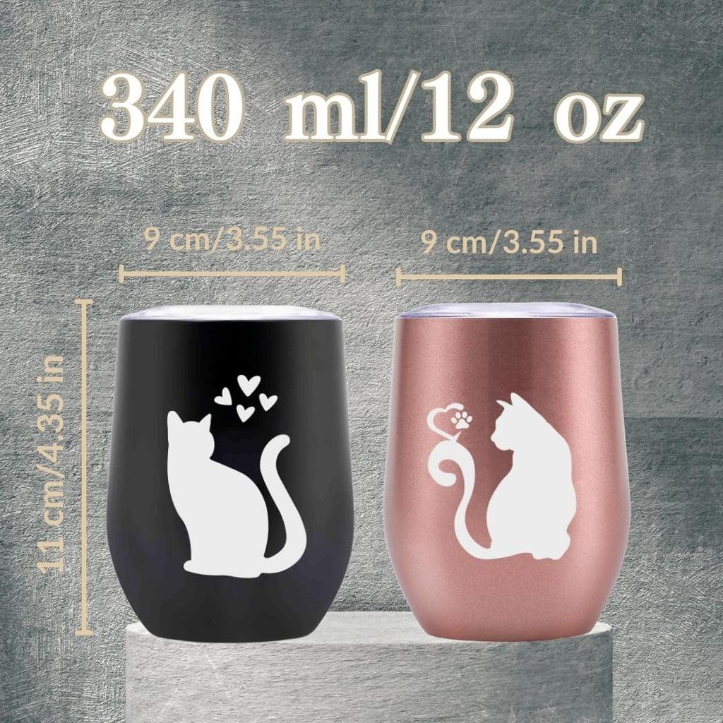 Cat Cat Gift for Cat Cat Pattern Popular Stainless Steel Gift with Vacuum Insulated Goods, Present, Mug, Lovers, Goods, Gift, Birthday, Valentine's