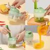 Multifunctional Electric Vegetable Cutter Slicer Garlic Mud Masher Garlic Chopper Chili Crusher Pressing Mixer Machine Accesorio