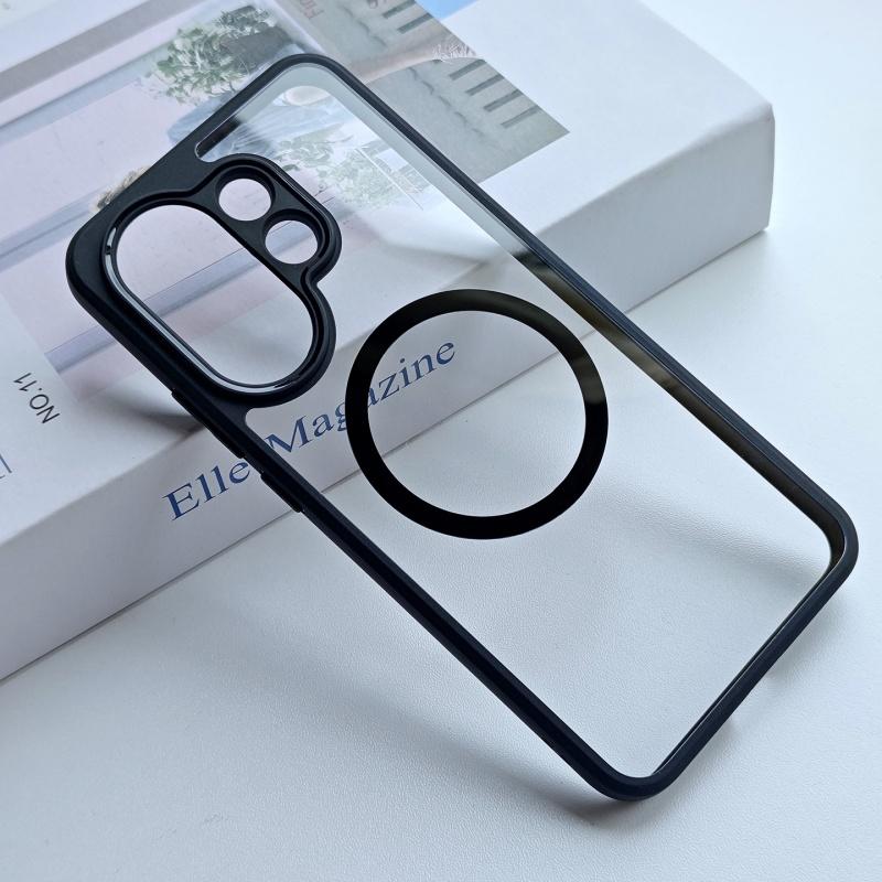 Для Vivo X200 FE Magsafe Безопасная для кожи Полная защита объектива камеры Матовый Ударопрочный Защита от отпечатков пальцев Задняя крышка