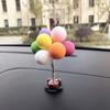 Colorful Balloons Car Dashboard Decorations Cute Mini Cartoon Car Ornaments Car Accessories for Girls Dashboard Accessories