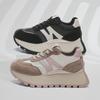 2025 Spring Retro Thick-Soled Heightening Women's Casual Waffle Shoes