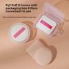 Японская губка для макияжа Marshmallow двойного назначения: Пуховка Air Cushion Powder Puff для сухого и влажного нанесения