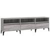 Тумба под ТВ Серая Сонома 150x30x44,5 см Древесно-стружечная плита