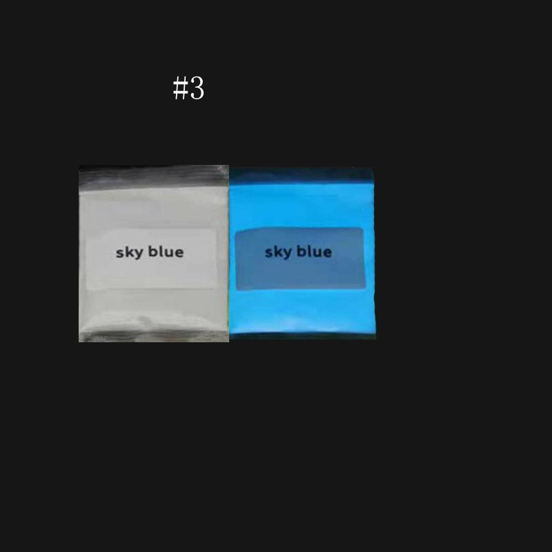 10g/bag Glow in the Dark Pigment Powder Long-lasting Fluorescent Phosphor Pigment for Nail Decoration Luminous Glitter Powder