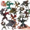 Модель-игрушка Двухголового Дракона из World of Warcraft - Украшение Дракона Бога Грома, Молнии и Свирепого Черного Ветра.