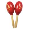RYOHIN Red Maracas Maracas Red Musical Instrument Karaoke Cute Maracas Wooden Set of 2 Lab. (Passion Red)