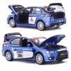 1/32 Mitsubishis Lancer Evolution Alloy Racing Car Model Diecast Metal Toy Vehicle Car Model Simulation Collection Children Gift