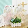 Восьмидюймовая кукла-хваталка новая марлевая юбка капок кролик плюшевая кукла свадебная кукла для бросания детский подарок на день рождения