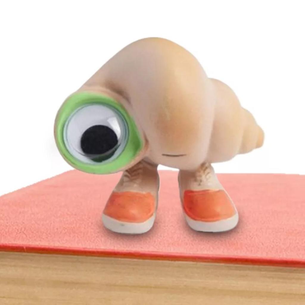 Миниатюрная фигурка Марселя в ракушке с туфлями, резиновая пленка, памятная кукла