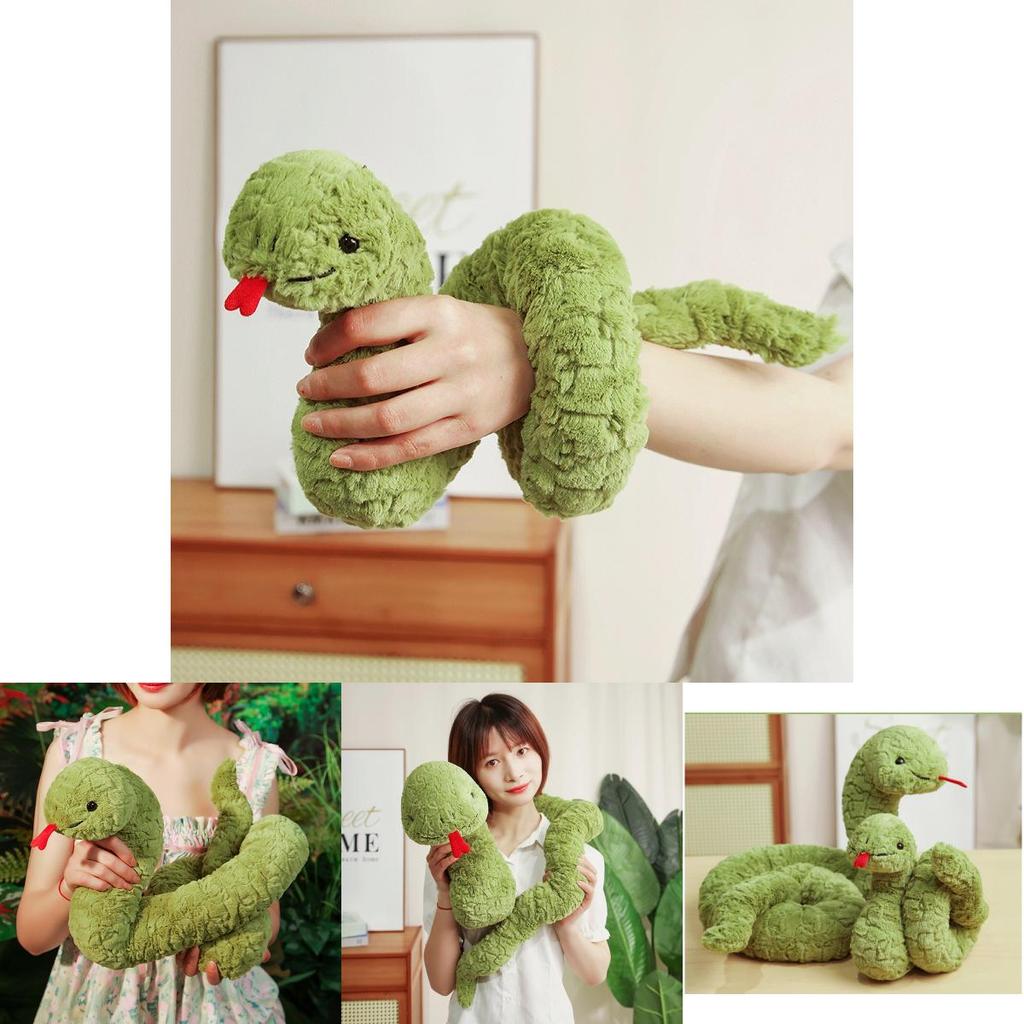 Adorable Steve Snake Plush Toy Realistic Stuffed Animal For Kids And Collectors