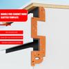 Invisible Embedded Handle Slotting Template, For Wardrobe, Kitchen Handle, Cabinet Door No Handle Needed Slot Positioning Tool