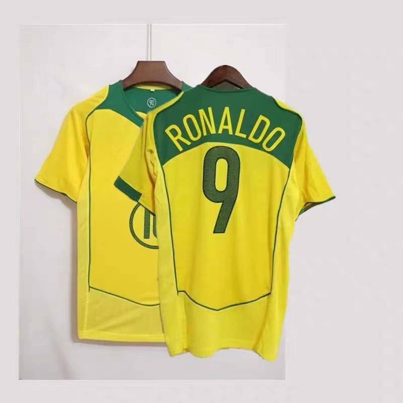 Vintage jersey 0607AC Milan No. 22 Kaka national team Brazil France Portugal short-sleeved home and away jersey