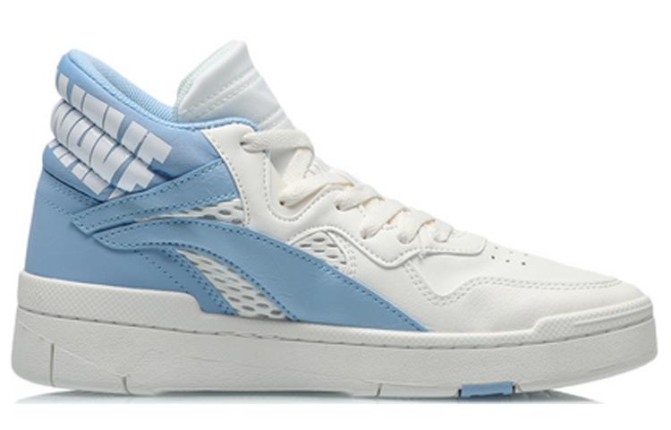 Li Ning Кеды Superwave Canvas Hi 'Белый Синий' Женские AGCQ204-3