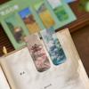 4 шт. Новые магнитные закладки для книг Художественные дизайны Ретро закладки Тонкие зажимы для страниц Галерея Моне Канцелярские принадлежности