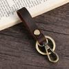 Unique Fashion Gift For Him Accessories Car Key Ring Leather Keychain Bag Pendant