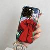 Чехол для телефона Инуяша для iPhone 17,16,15,14,13,12,11 Plus,Pro Max,XS,Цветной Серебряный Покрытый Внутренний Чехол