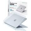 Небесно-голубой матовый чехол для MacBook Air 2025 2024 2022 A3240 A3113 A2681 HOGOTECH [Текстура под кожу, Защита] 13-дюймовый M4/M3/M2