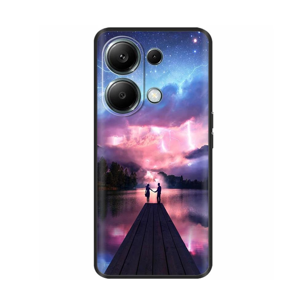 Для Xiaomi Redmi Note 13 Pro 4G Чехол Силиконовый ТПУ Задняя Крышка Для Xiomi Redmi Note13 4G Чехол Fundas Redmi Note13 Pro 4G Coque