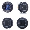 DC 5-48V Car Motorcycle Voltmeter Ammeter Mini Digital Waterproof LED Panel Tester Display Round Volt Meter Gauge For 12V Truck