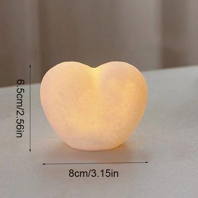 Ночной светильник Love Atmosphere Light Girl Heart Прикроватный светильник для сна в спальне Мягкий свет Ночной светильник Настольное украшение