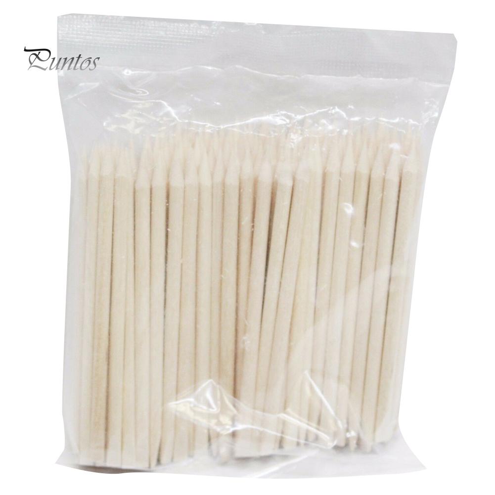 Puntos Nail Art 50 шт./упак. профессиональная деревянная палочка для удаления кутикулы, маникюра и педикюра