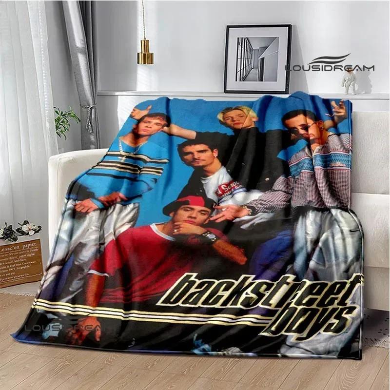 Плед с принтом группы BSB Backstreet Boys, плед для пикника, фланелевый, теплый, мягкий, уютный, для дома, путешествий, подарок на день рождения