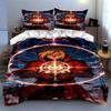 Alchemy-themed anime illustration. Bedding Duvet cover sets Duvet covers Pillowcases gifts (1 * Duvet Cover 2 * Pillowcases, without duvet insert)