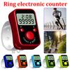 Mini Pray Finger Counter LCD Display Electronic Tally Counter Portable Islamic Counter Ring for Pray Sewing Exercise Sports