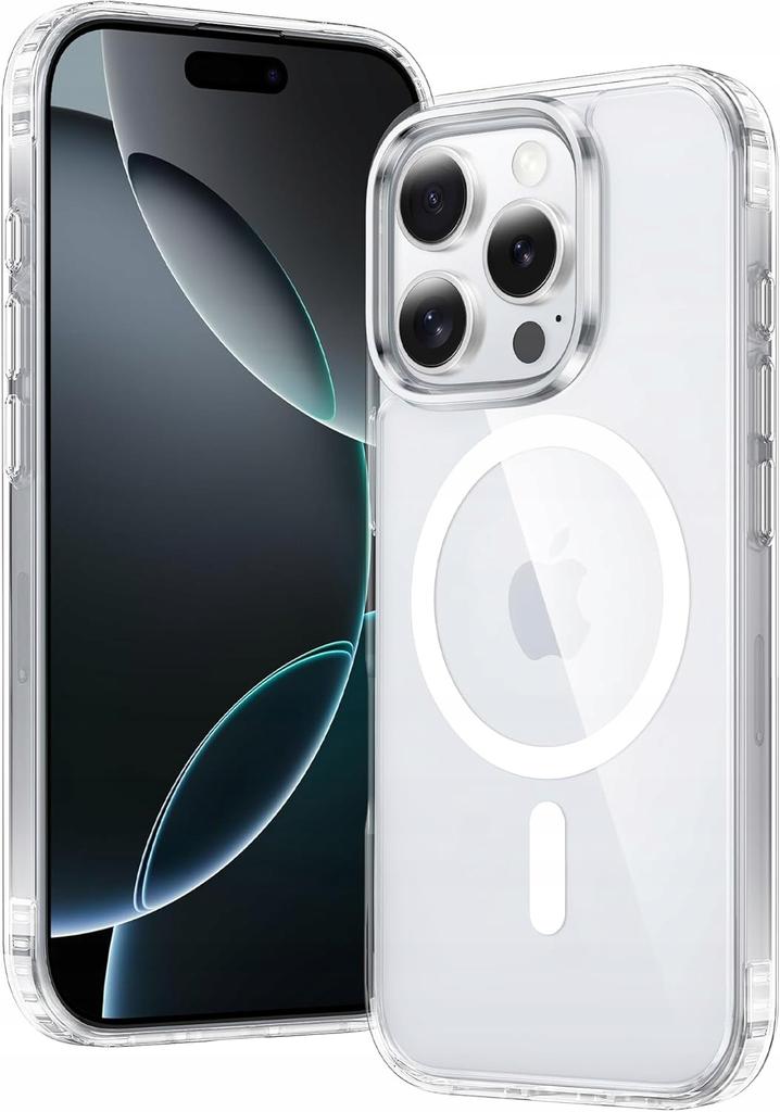 Case for Apple iPhone 16 Pro REINFORCED for MAGSAFE CLEAR SHOCK CASE + Glass