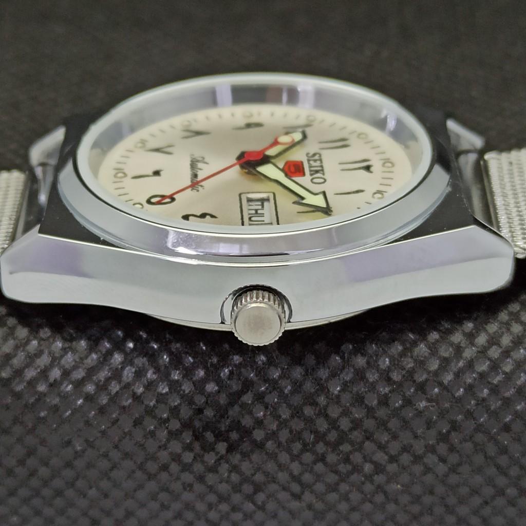 ВОССТАНОВЛЕННЫЕ ВИНТАЖНЫЕ МУЖСКИЕ ЧАСЫ SEIKO 5 AUTOMATIC JAPAN DAY/DATE 533d-a280192-9 SKU533d-a280192-2