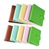 Macaroon Color A6/A5 PU Leather DIY Binder Notebook Cover Diary Agenda Planner Paper Cover School Stationery
