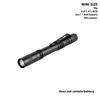 Mini LED Flashlight Pocket Pen Light Portable 1000 Lumens Waterproof Torch Using AAA Battery For Medical Outdoor Emergency Lamp