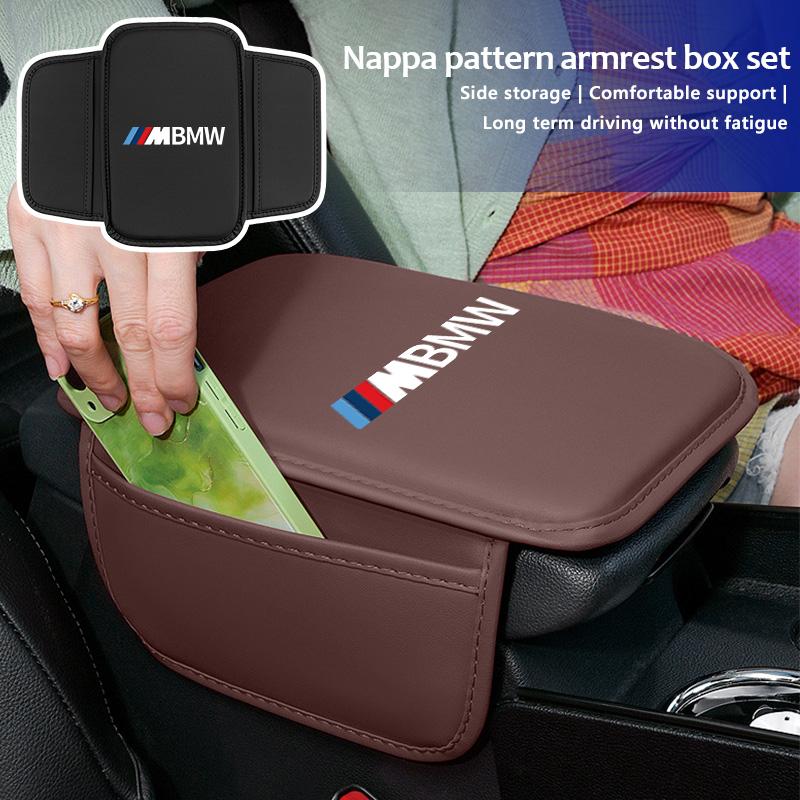 Car Armrest Box Cover Central Control Elbow Cushion Support Pad For BMW M F10 F20 F30 F40 F15 F25 F26 F31 F49 E62 E83 E84
