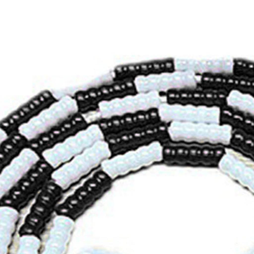 Скакалка пластиковая гибкая регулируемая мягкая проволочная для тренировок дома, черная