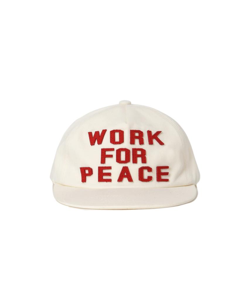 Кепка AMOU Work For Peace с 5 панелями, цвет слоновой кости