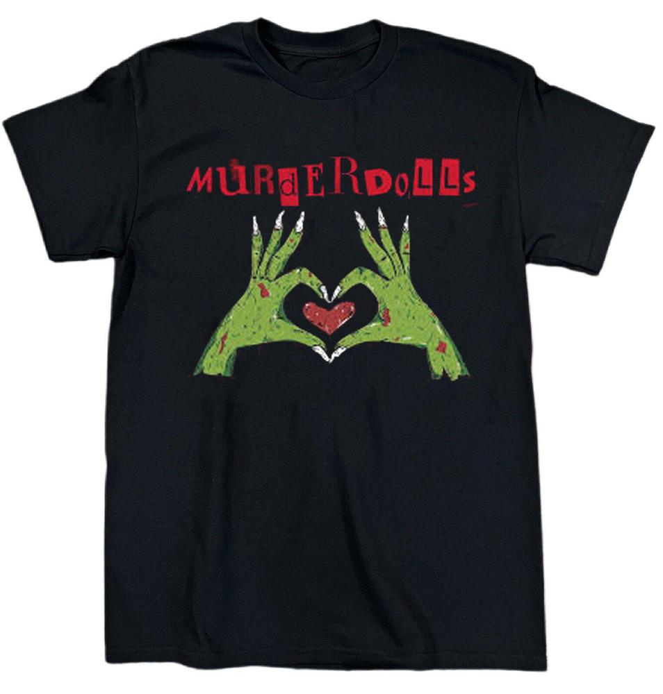 НОВЫЙ Альбом Группы Murderdolls Хлопковая Черная Футболка S-5XL BT650 Унисекс Футболка