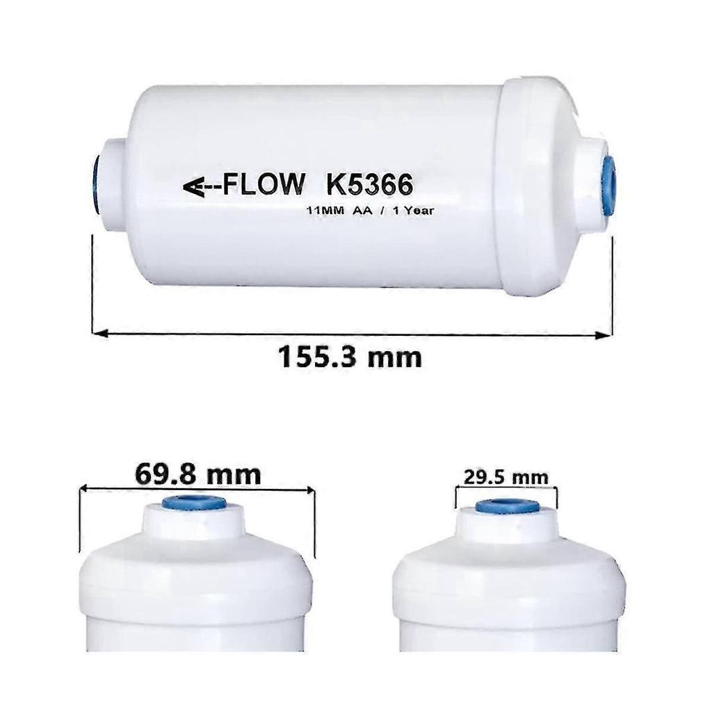 2 шт. Сменные фторидные фильтры для воды K5366 Pf-2, совместимые с гравитационной системой фильтрации воды P