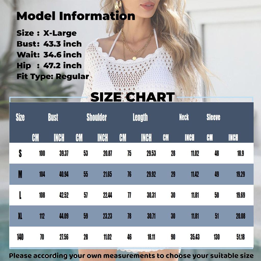 Женское пляжное платье Cover Up Wave Edge Hollow Beach Cover Up Loose Dress