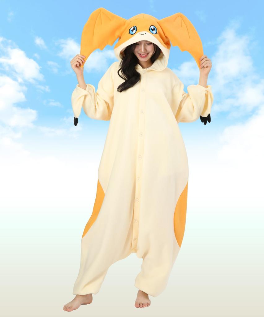 Character Fleece Kigurumi Digital Monster Patamon [SAZAC]
