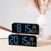 Temperature Electronic Wall Clock Wall-mounted Display Table Clock Digital LED Clocks  for Bedroom