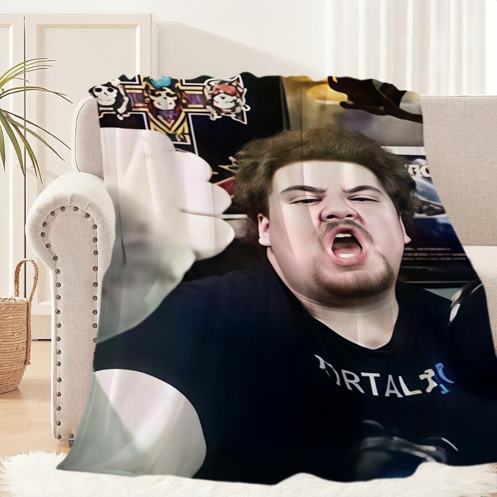 R-Rainer Winkler Drachenlord Blanket Blanket for Couch Sofa Travel Home Picni Flannel Blanket birthday gift Warm Comfortable