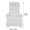 Electric Speed Controller Plate Upgrade Accessories Fit for RGT 136100 1 10 Crawler RC CarSilver