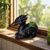 3D Printed Planter Pot Dragon Pot, Mini Succulents Herb Plants Flower Desktop Indoor Outdoor Container, Home Balcony Decoration Small