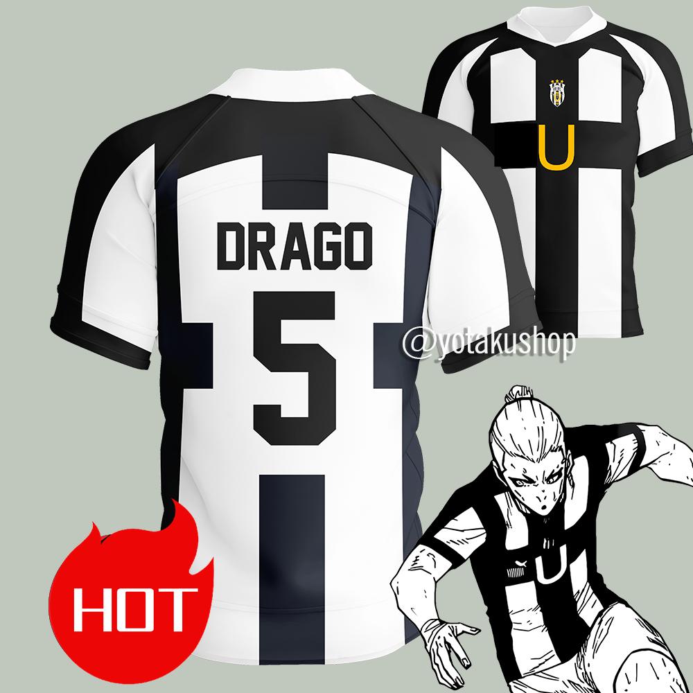 2025 Blue Lock Ubers Футболка с V-образным вырезом Косплей Униформа Barou Aiku Lorenzo Футболка Унисекс Uber Уличная Одежда Топы