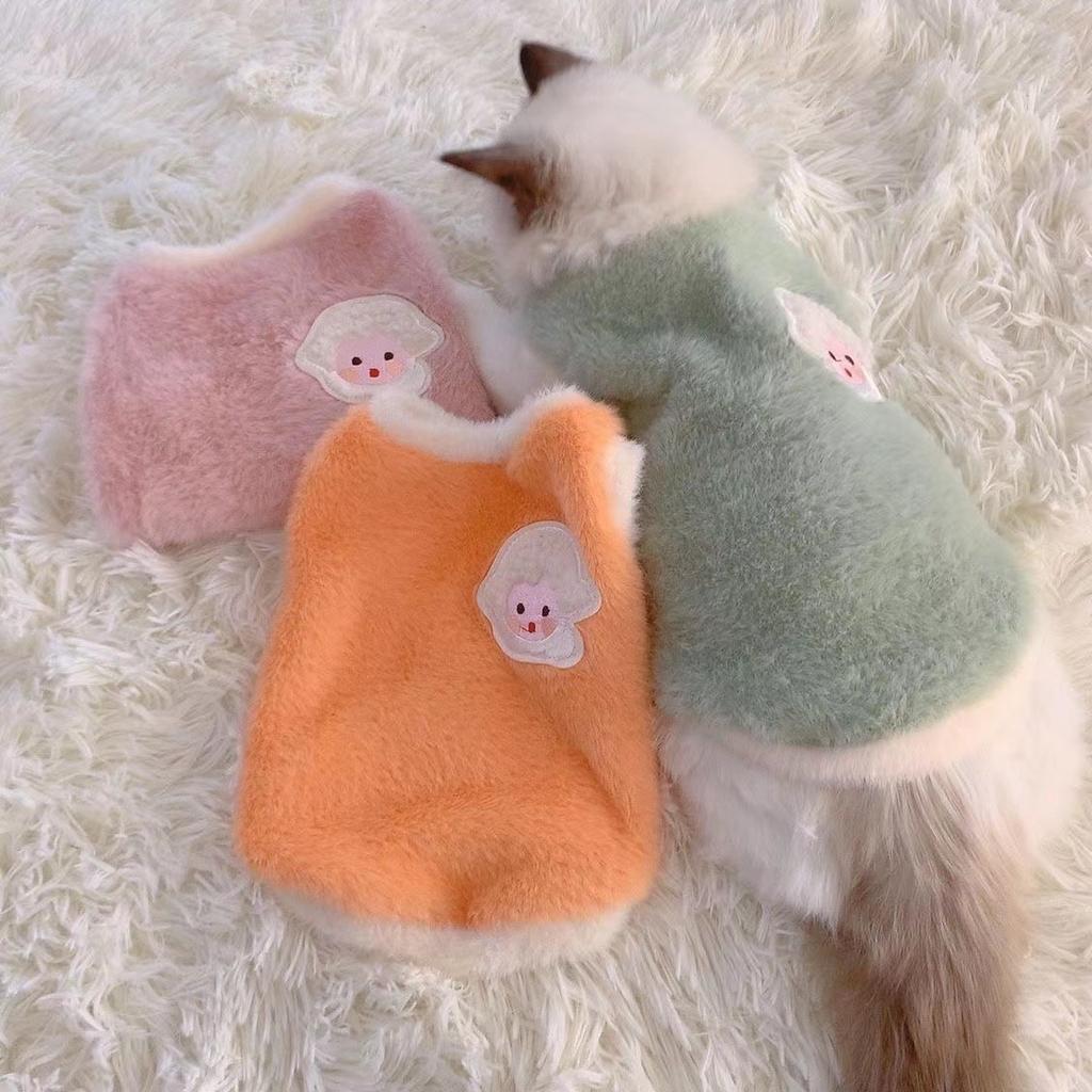 Аксессуары для кошек Домашние животные Теплые Одежда для котят Зимняя Одежда для котят Маленькие Котята Вещи Одежда Охлаждающая Одежда Свитера Жилеты для собак
