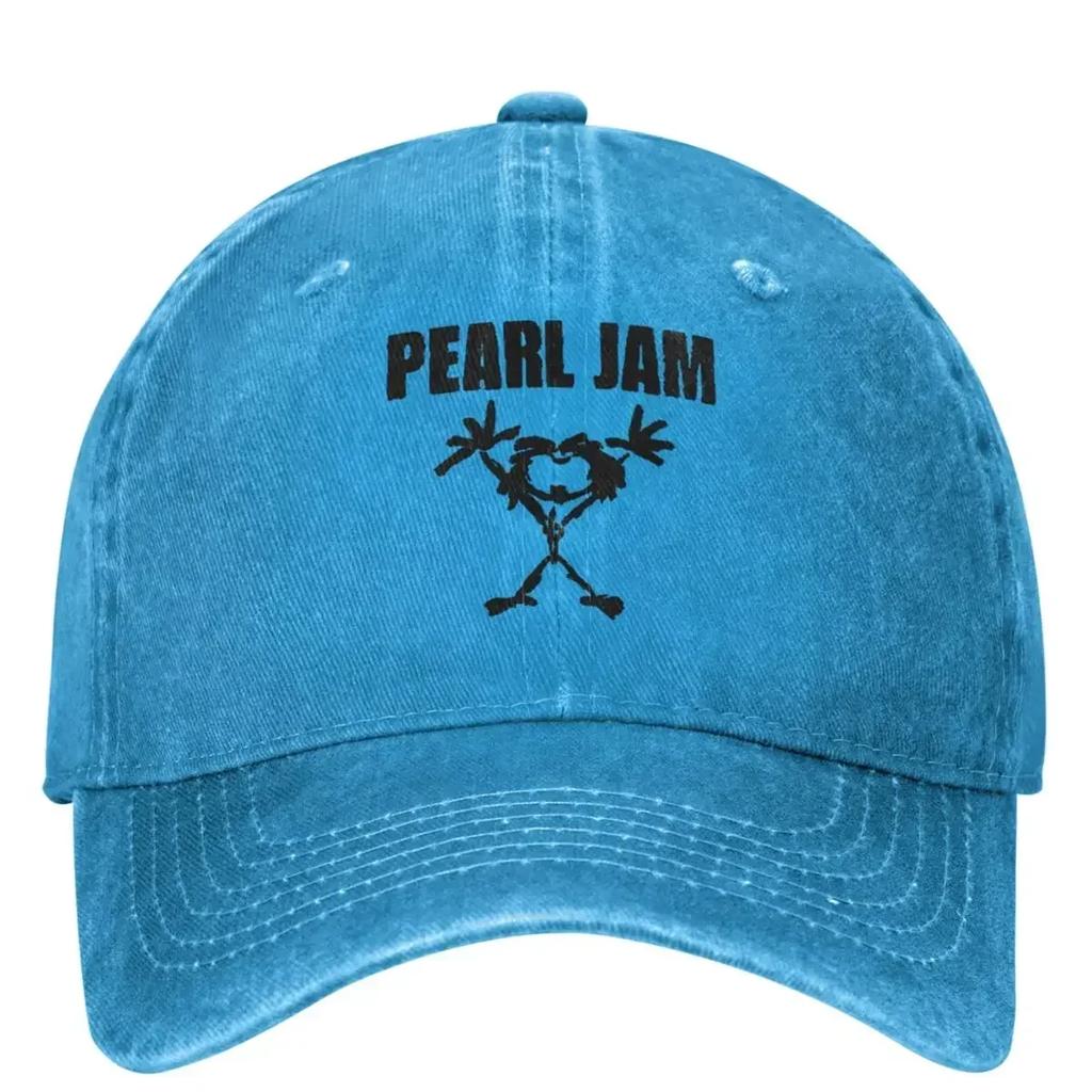 Pearl Jam Метал-группа Рок-музыка Бейсболки Мерч Для Мужчин Женщин Винтажные Потертые Стиранные Кепки Головные Уборы Регулируемые