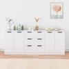 VidaXL Buffets 3 Pcs White Engineered Wood 3115780