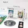 Прозрачная фоторамка для CD с фото айдола Акриловая подставка для фотоальбома Защитный альбом для фотографий Держатель для постеров Чехол для хранения CD
