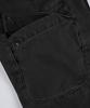 BIRBANTE Garment-Washed Cargo Chino Pants - Black